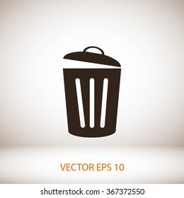 Trash can icon