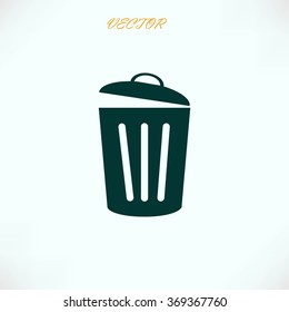 Trash can icon