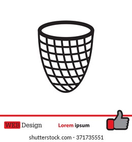 Trash can icon
