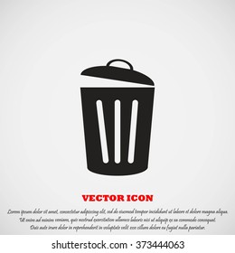 Trash can icon