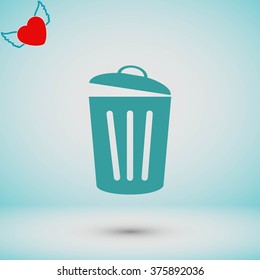 Trash can icon