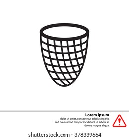 Trash can icon