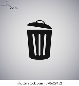 Trash can icon