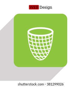 Trash can icon