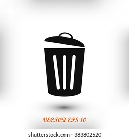Trash can icon