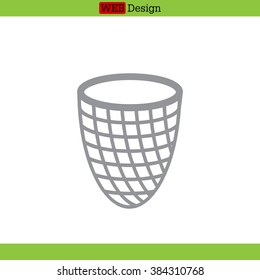 Trash can icon
