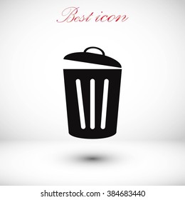 Trash can icon