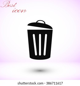 Trash can icon