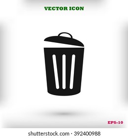 Trash can icon