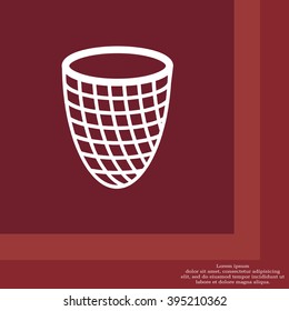 Trash can icon