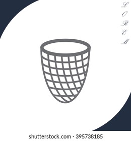 Trash can icon