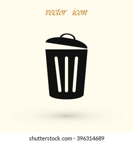 Trash can icon