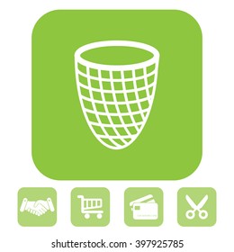 Trash can icon