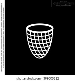 Trash can icon