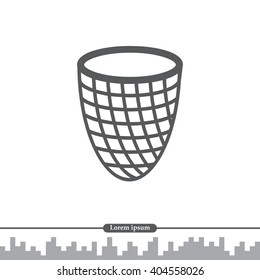 Trash can icon