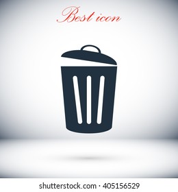 Trash can icon