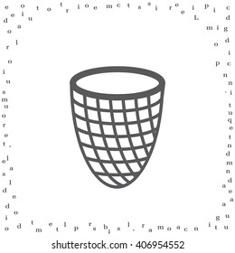 Trash can icon