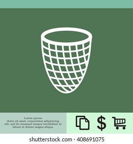 Trash can icon