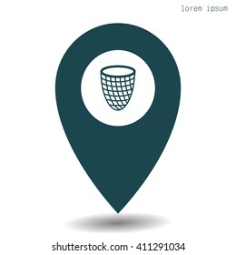 Trash can icon
