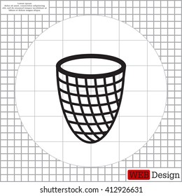 Trash can icon