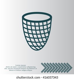 Trash can icon
