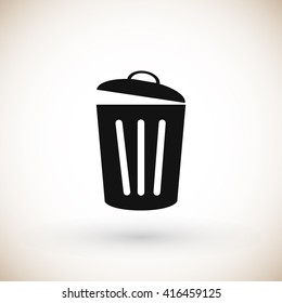Trash can icon