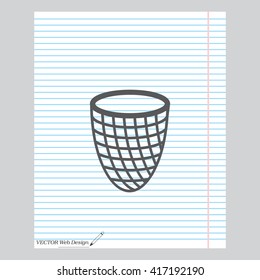 Trash can icon