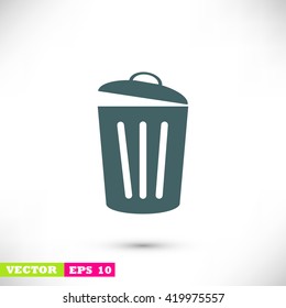 Trash can icon