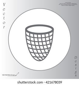 Trash can icon