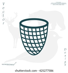 Trash can icon