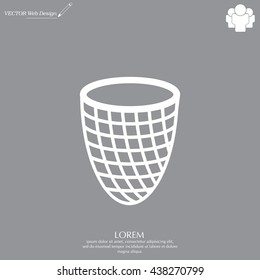 Trash can icon