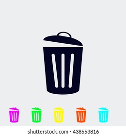 Trash can icon