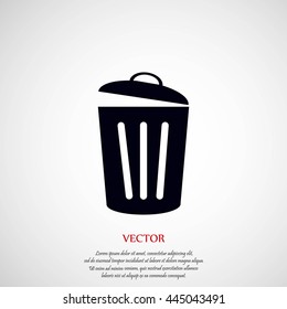 Trash can icon