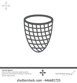 Trash can icon