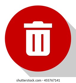Trash can  icon