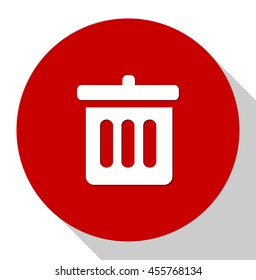 Trash can icon