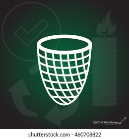Trash can icon