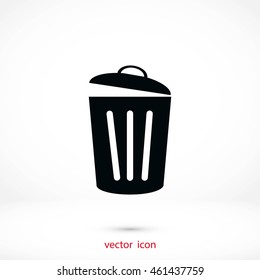 Trash can icon