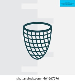 Trash can icon