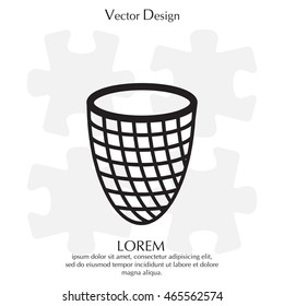Trash can icon