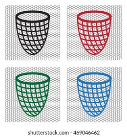 Trash can icon