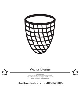 Trash can icon