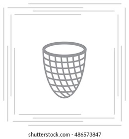 Trash can icon