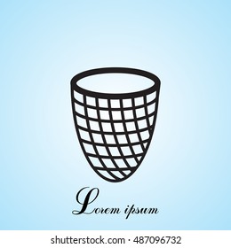 Trash can icon