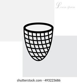Trash can icon