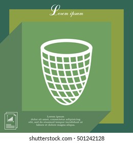 Trash can icon