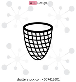 Trash can icon