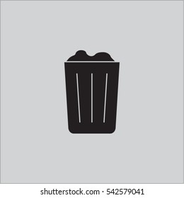 Trash can icon