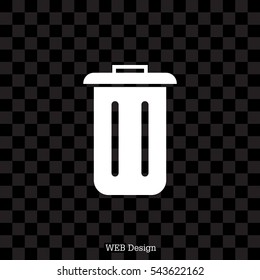 Trash can icon