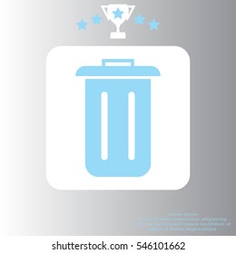 Trash can icon